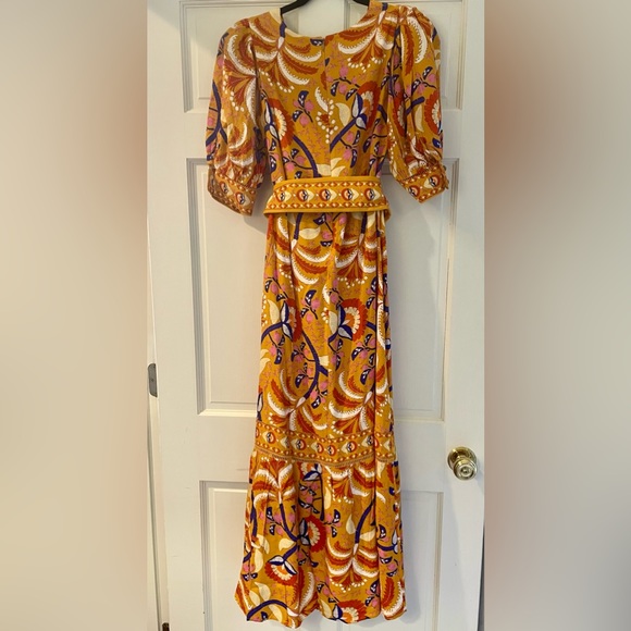 Palms Party Short Sleeve Maxi Dress - Picture 2 of 6